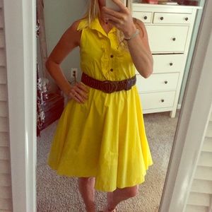Fun yellow Bailey Blue dress